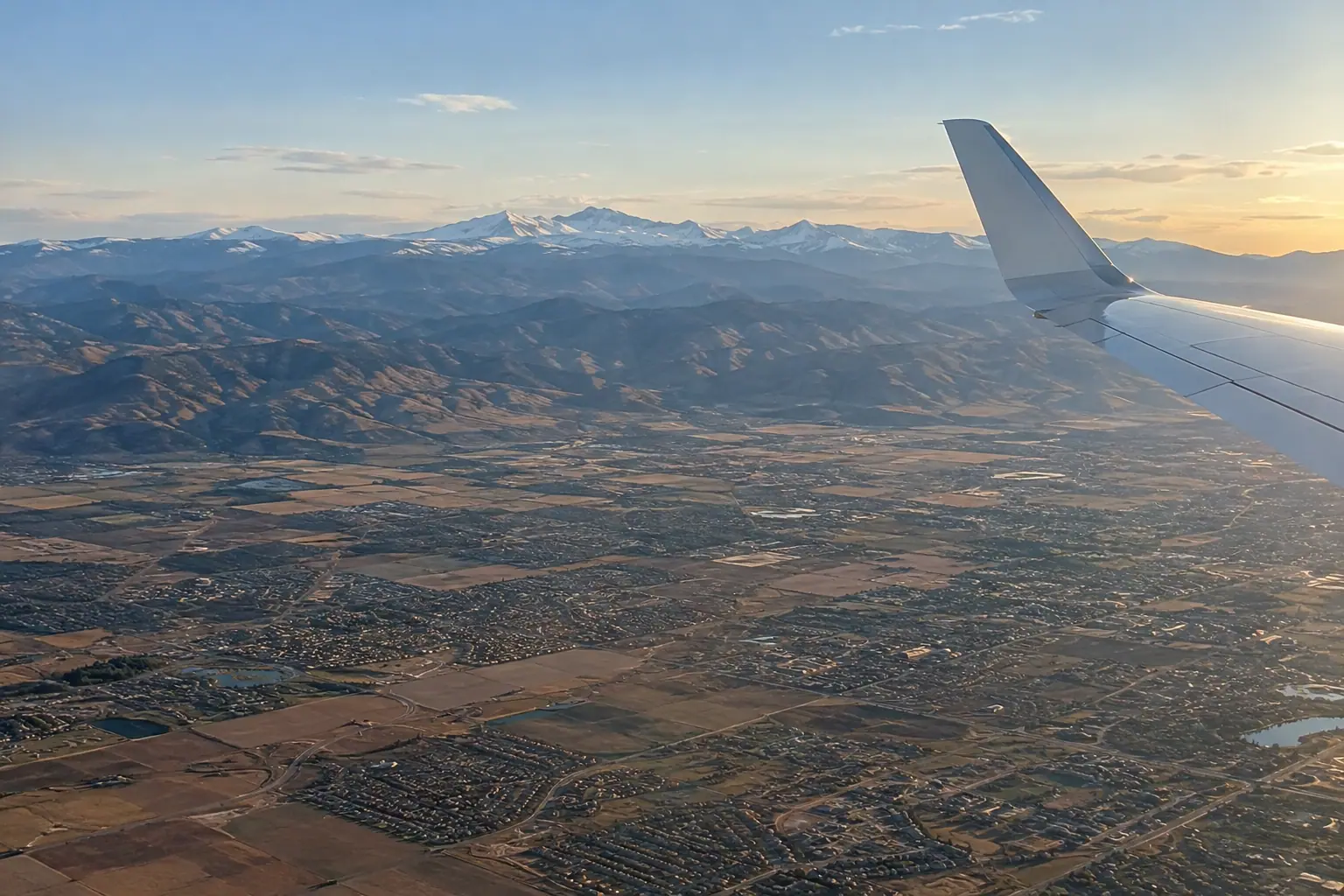 Denver from the air