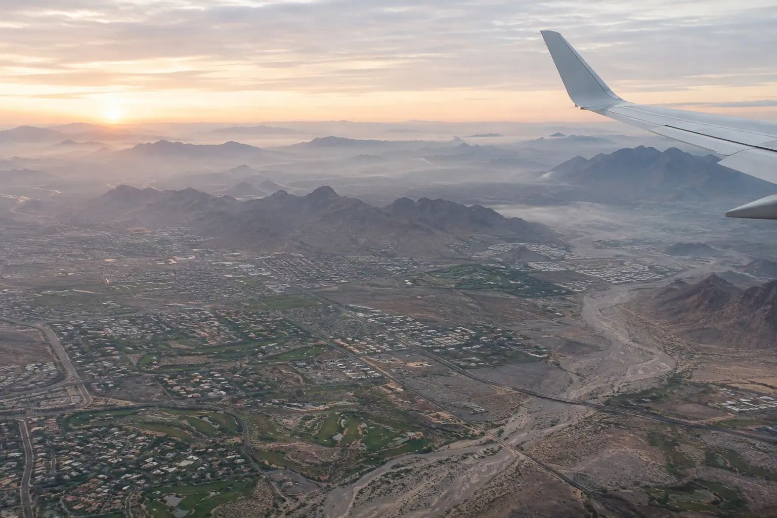 Phoenix from the air